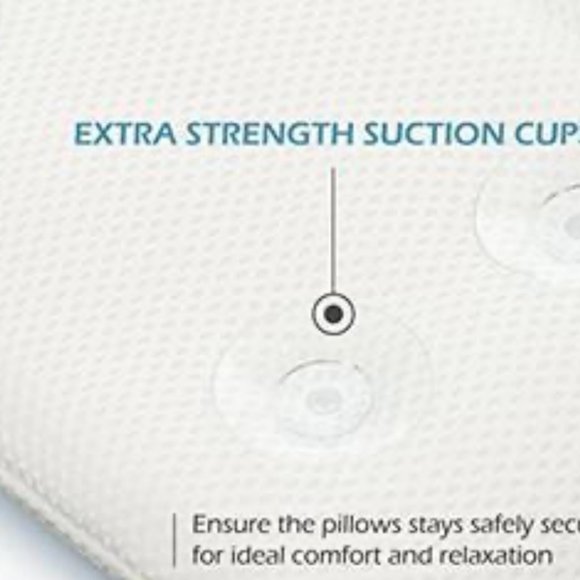 2 NEW Bathtub Pillow Bath Pillow for Tub, Soft Elastic Bath Pillow for Tub Neck - Picture 4 of 6